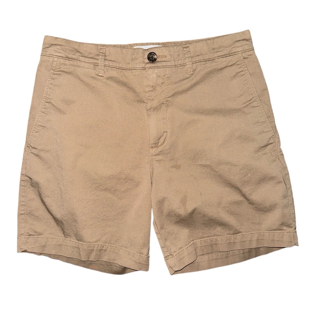 Goodfellow 7” Flat Front Chino Shorts Slim Fit